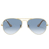 Óculos de Sol Rayban RB 3025L Dourado/Azul Degradê 3F/2N