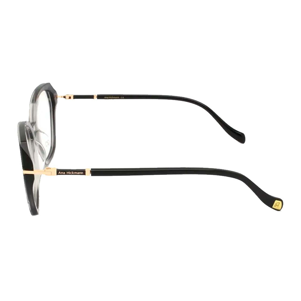 Armação de Óculos Ana Hickmann AH60001 H01 Cinza/Preto